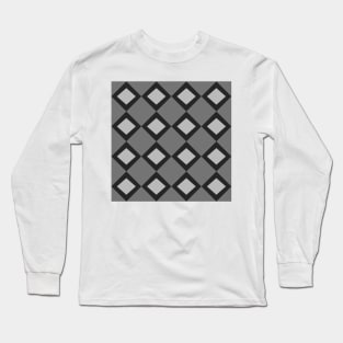 pop art diamonds pattern Long Sleeve T-Shirt